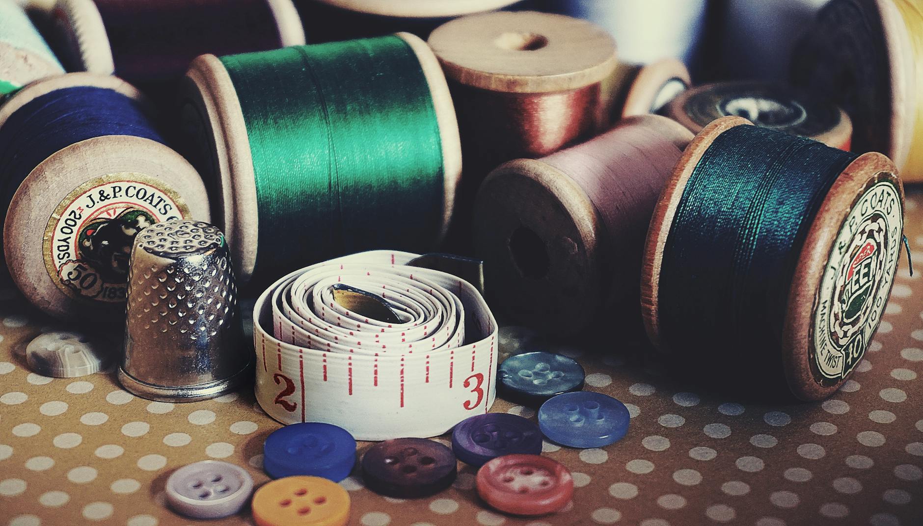 assorted color button pin on brown surface